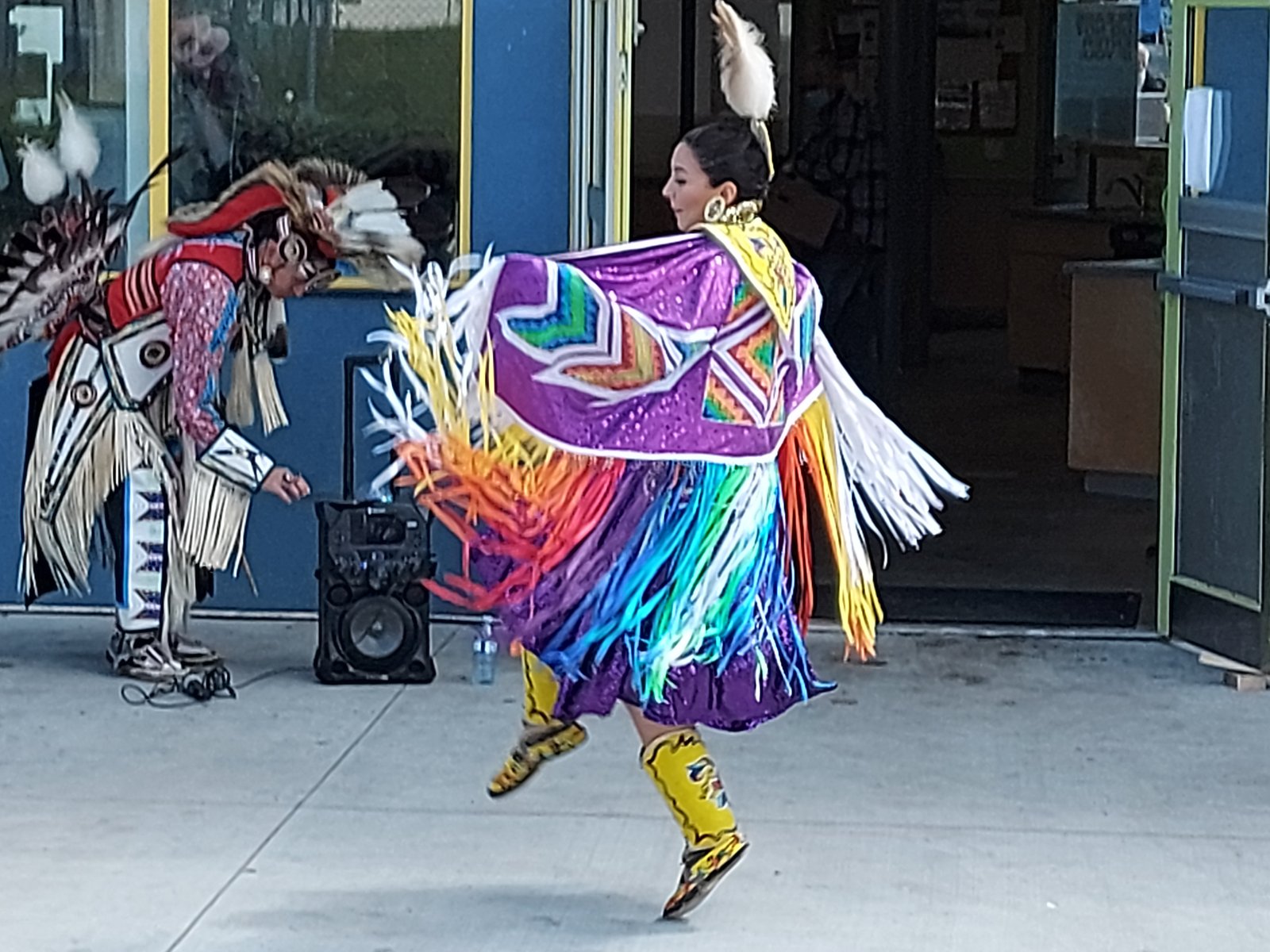 a Fancy Shawl Dancer